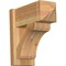Ekena Millwork Legacy Arts & Crafts Rough Sawn Outlooker, Western Red Cedar, 8"W x 18"D x 18"H OUT08X18X18LEC03RWR - alternate 1